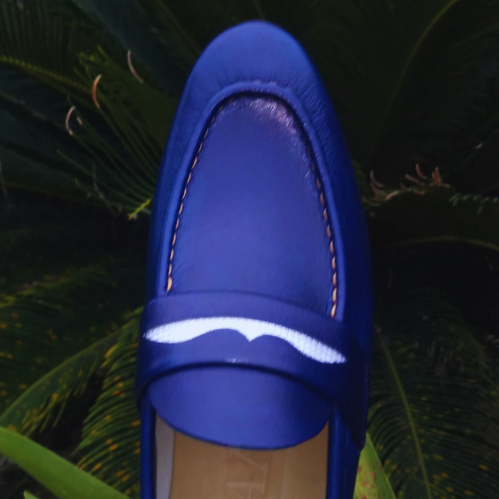 Giày lười da bò nam mã K189,giày da nam cao cấp, hàng thủ công thượng hạng việt nam,chất liệu da bò 3 màu đen,nâu,xanh.