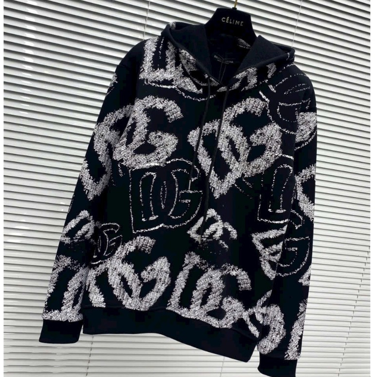 Áo Khoác Hoodie D.G In Logo Siêu Đẹp - Áo Hoodie  Nam Nữ D.G Nỉ Bông Cao Cấp