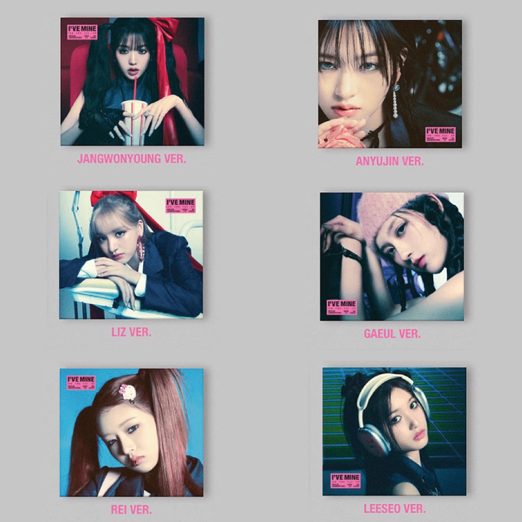 Bộ album ảnh IVE I’VE MINE có sẵn