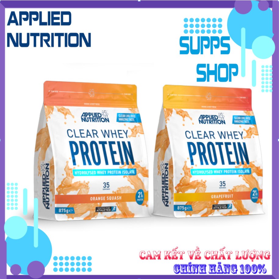 Whey nước trái cây Clear Whey Applied Nutrition 875g 35 lần dùng