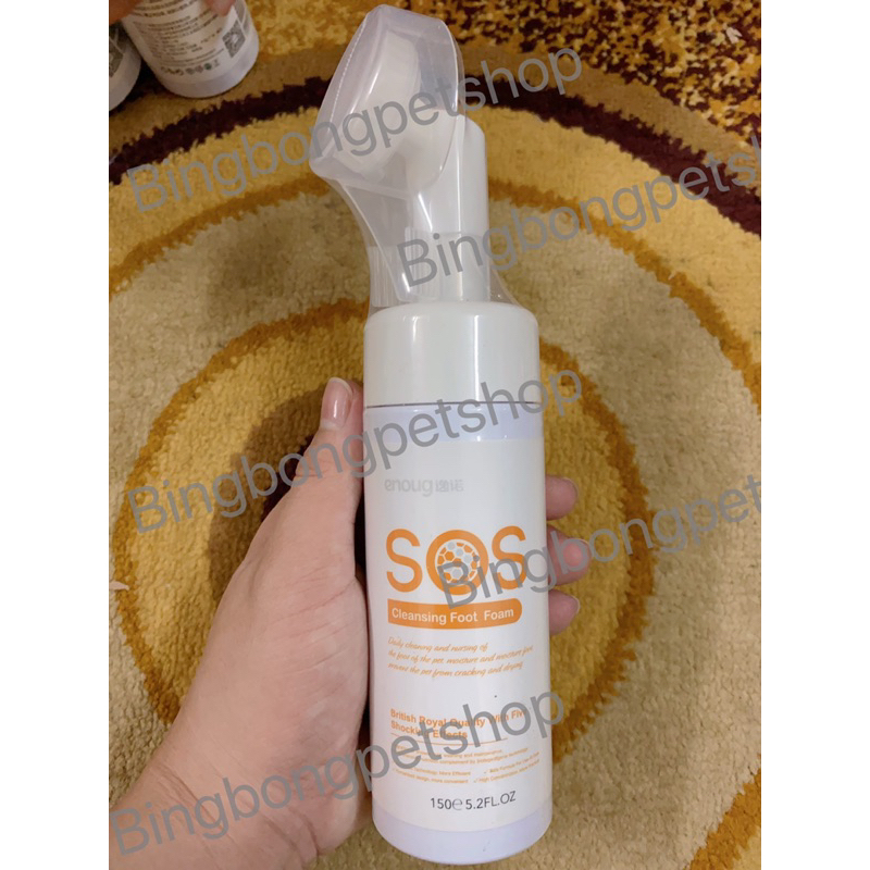Bọt rửa chân cho thú cưng SOS