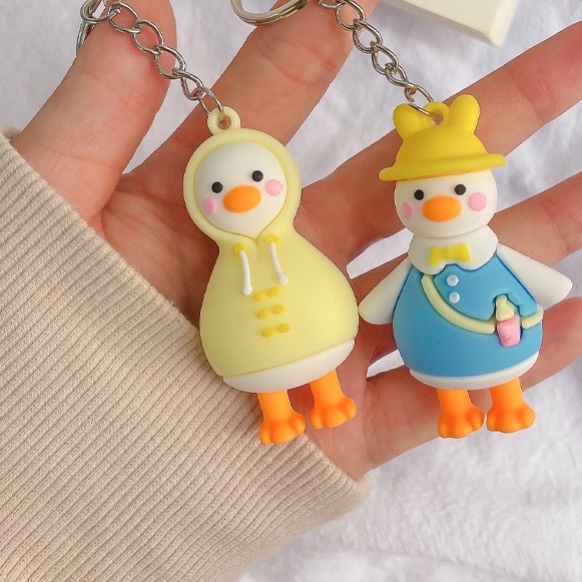 Móc Khoá Hình Bé Vịt Xinh Xắn Đeo Túi/ Charm Size Lớn