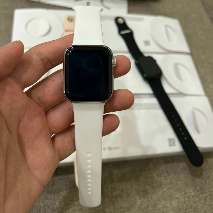 Đồng hồ thông minh smart watch 8 logo tao' bản viền thép, full box đầy đủ chức năng, màn hình tràn viền, pin trâu 72 giờ