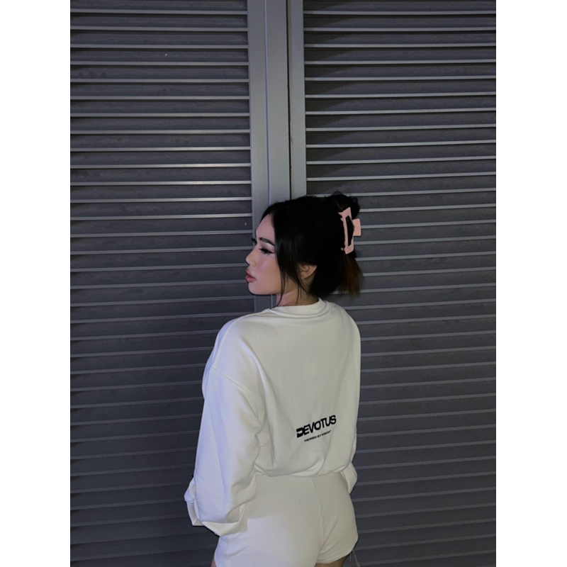 Áo Sweater Devotus Nỉ Chân Cua Cotton 350gsm Unisex Local Brand Fullbox - Thêu logo