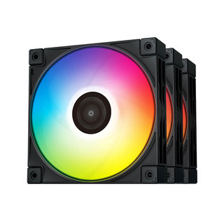 Bộ ba fan case deepcool fc120-3 in 1 rgb black r-fc120-bkamn3-g-1