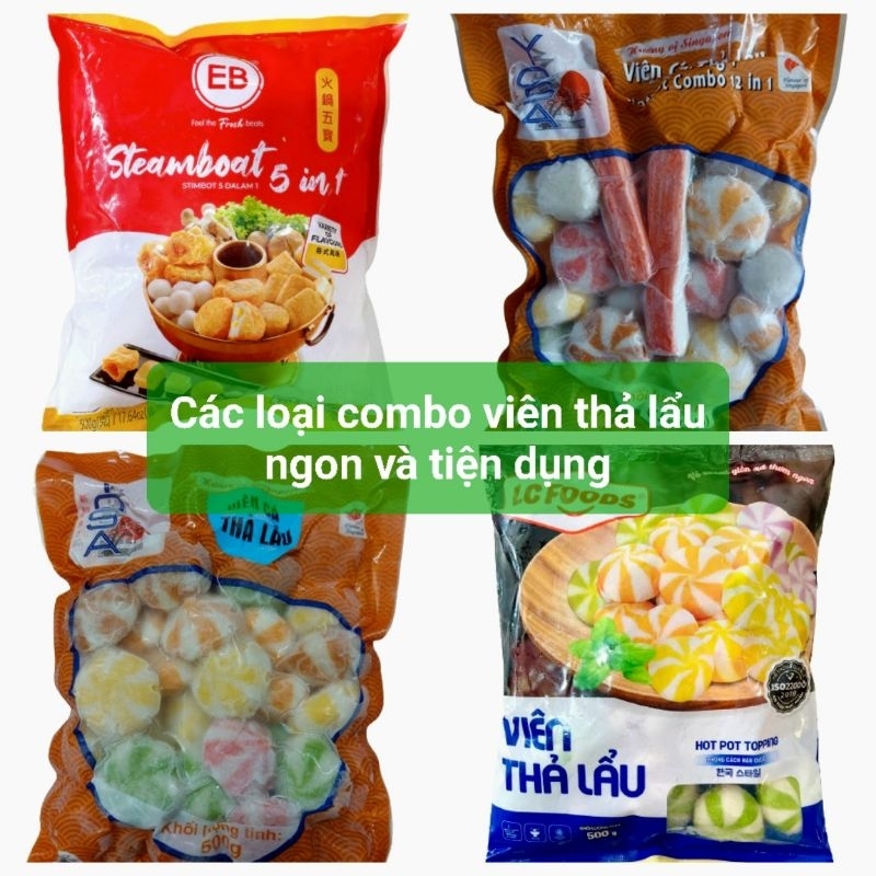 Set viên thả lẩu combo các loại