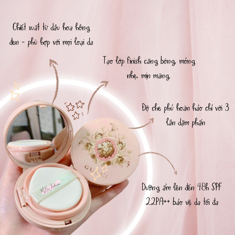 Phấn Nước Gucci Beauty Cushion De Beaute Foundation SPF22 14g