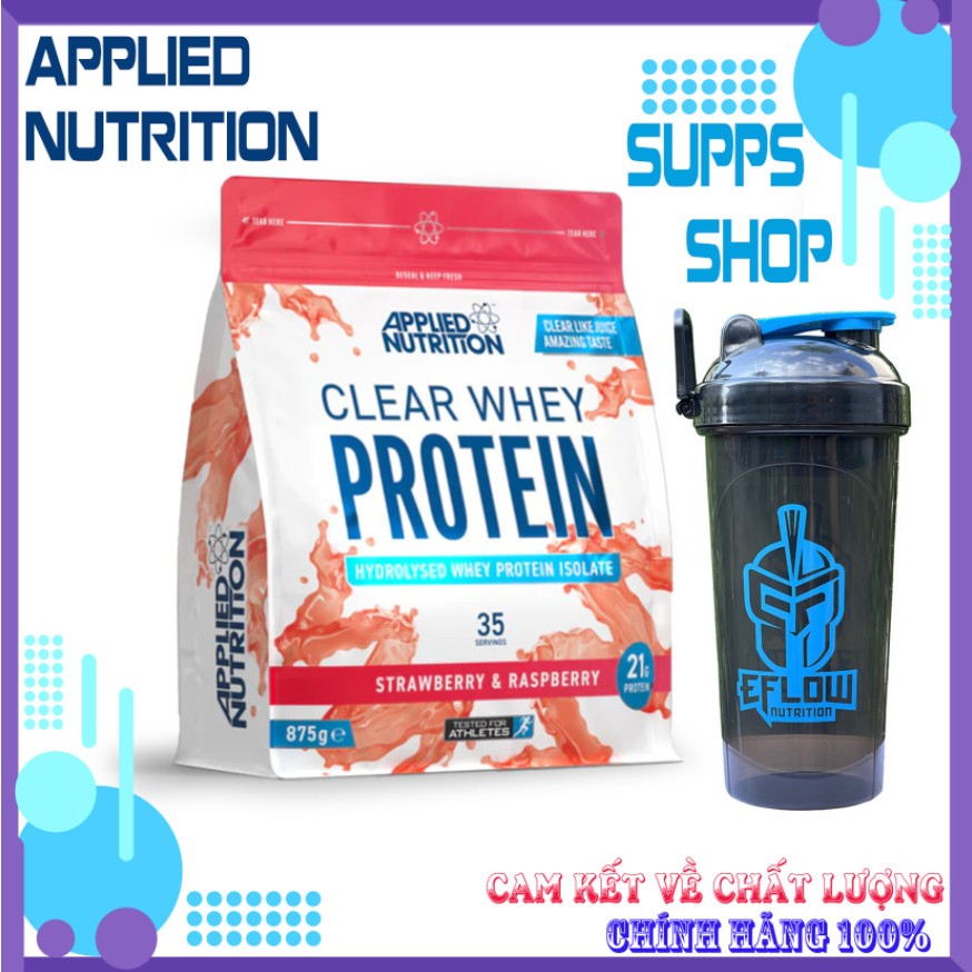 Whey nước trái cây Clear Whey Applied Nutrition 875g 35 lần dùng vị Orange Squash