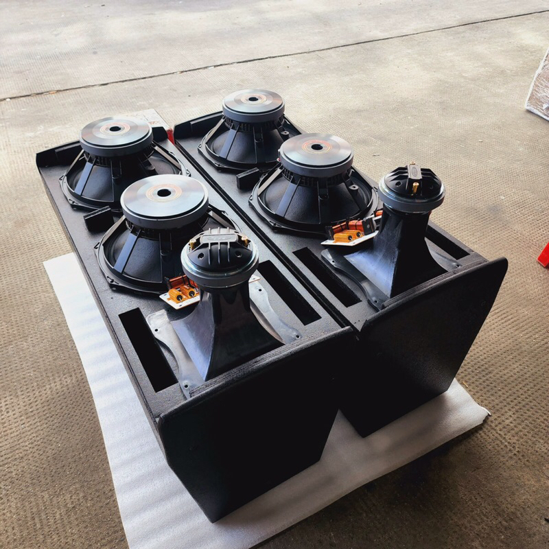 THÀNH PHẨM VÀ VỎ FULL ĐÔI BASS 30 NEXO TREBLE 450 RCF PHÂN TẦN TRỞ NHÔM - 432VIETNAM