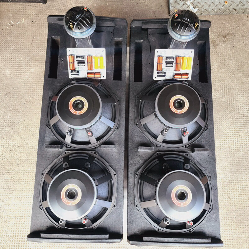 THÀNH PHẨM VÀ VỎ FULL ĐÔI BASS 30 NEXO TREBLE 450 RCF PHÂN TẦN TRỞ NHÔM - 432VIETNAM