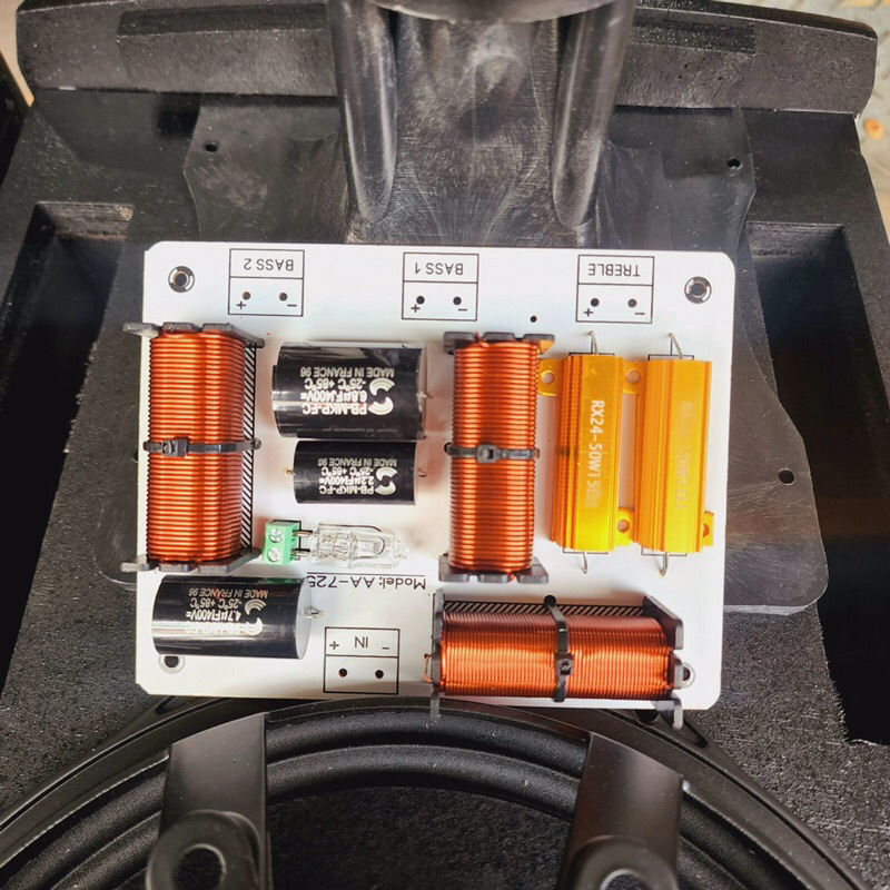 THÀNH PHẨM VÀ VỎ FULL ĐÔI BASS 30 NEXO TREBLE 450 RCF PHÂN TẦN TRỞ NHÔM - 432VIETNAM