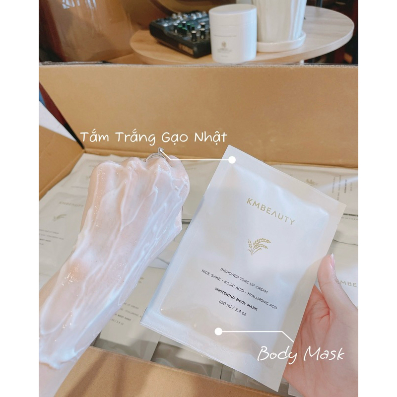 TẮM TRẮNG GẠO 100ml - Ủ Trắng Nhả Nắng Bật Tone