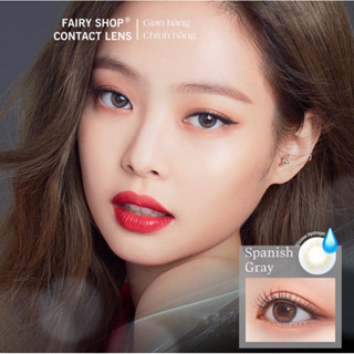 Kính Áp Tròng Spanish Gray 14.0mm xám tây tự nhiên - FAIRY SHOP CONTACT LENS độ cận 0 đến 8 Silicone Hydrogel - OLENS