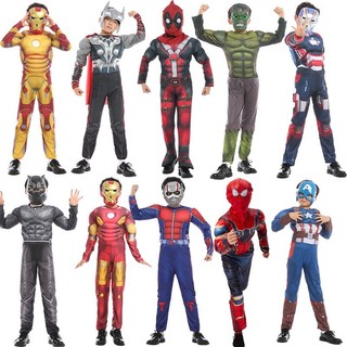 Bộ đồ hóa trang nhân vật siêu nhân Người Nhện Đội trưởng Mỹ Captain Iron man dành cho bé