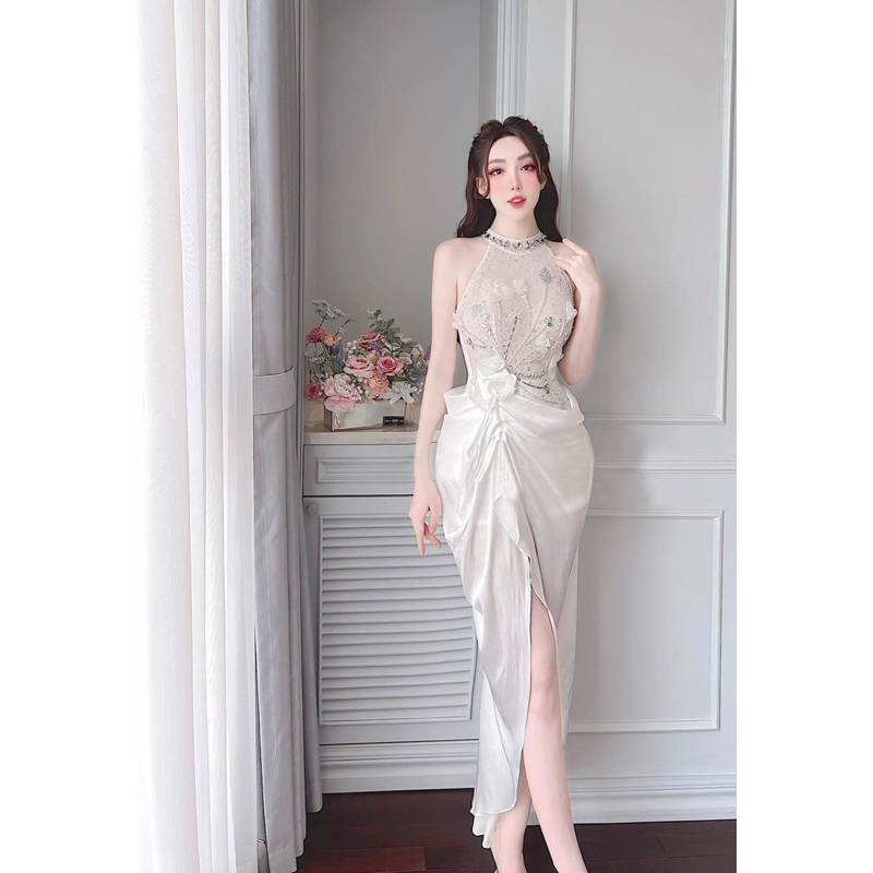 ĐẦM BODY YẾM ĐÍNH HOA ĐÁ