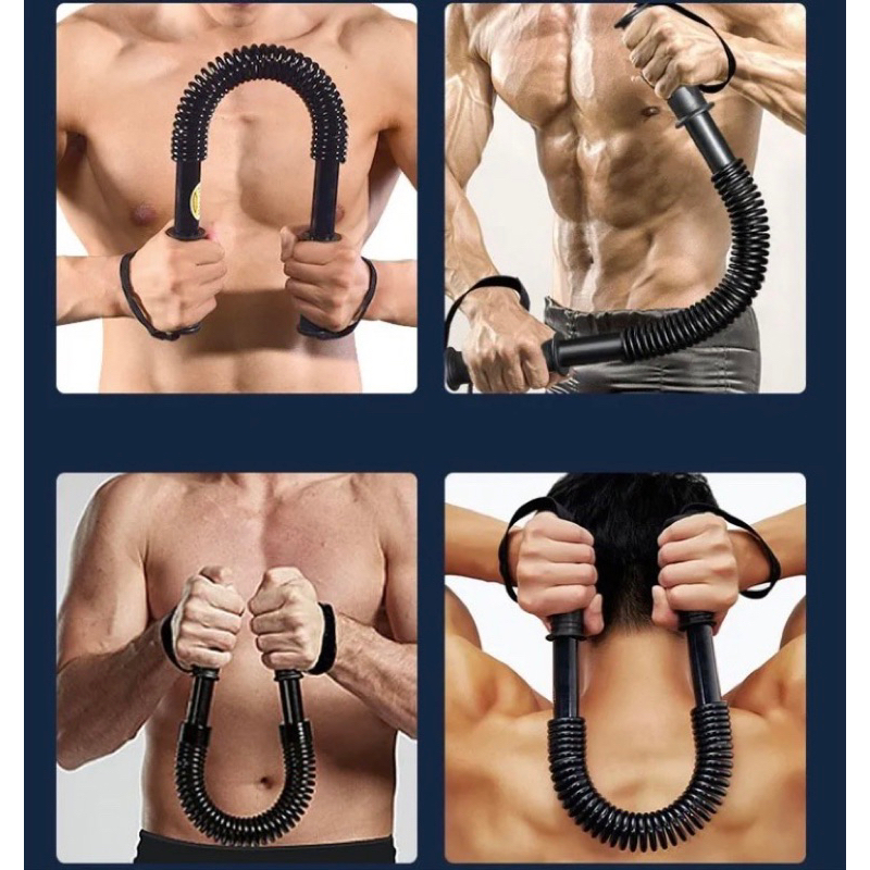 Gậy tập cơ bằng lò xo - Gậy tập lực loại 40kg - Hàng chất lượng cao