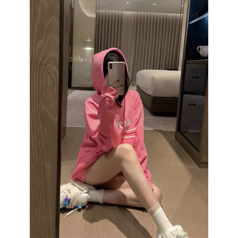 Hoodie balen hồng