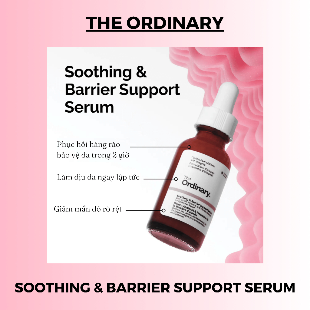 Tinh chất dưỡng The Ordinary Soothing & Barrier Support Serum - 30ml
