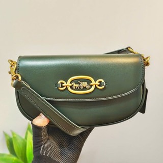 TÚI C0ACH Harley Shoulder Bag,DA THẬT SIÊU ĐẸP.