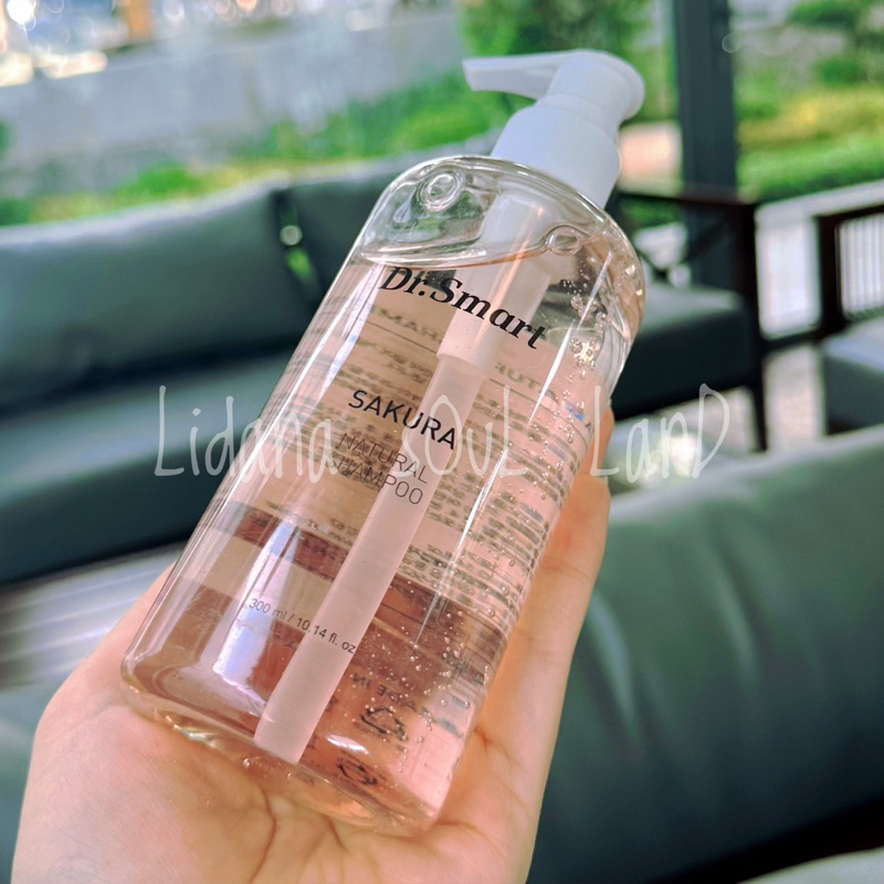 (𝗚𝗼̂́𝗰 𝟮𝟬𝟬𝗸) [HSD 25] Dầu gội thuần chay tạo độ phồng, ngăn ngừa rụng tóc hương hoa Dr. Smart Sakura Natural Shampoo