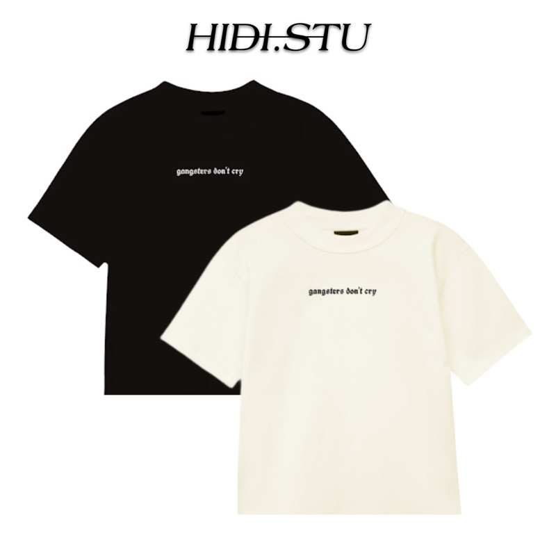 ÁO BABY TEE FORM BOXY THÊU ' GANGSTER DON'T CRY '
