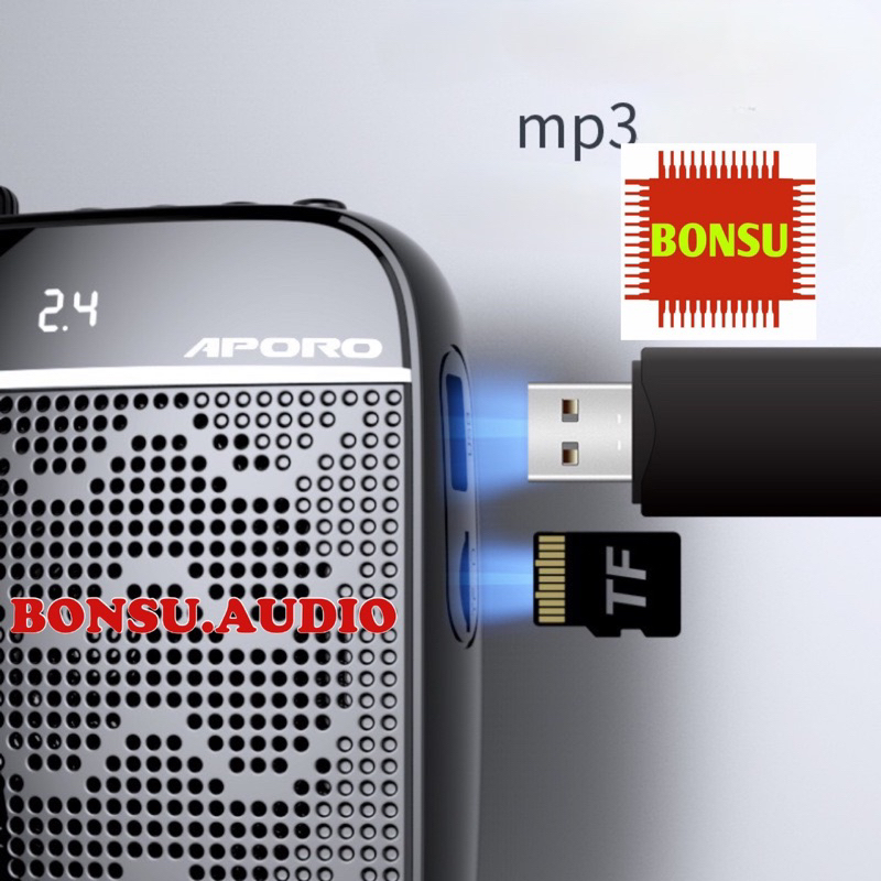 Loa trợ giảng không dây Aporo T25 2.4G Plus cao cấp, máy trợ giảng có bluetooth phiên bản mới nhất 2023