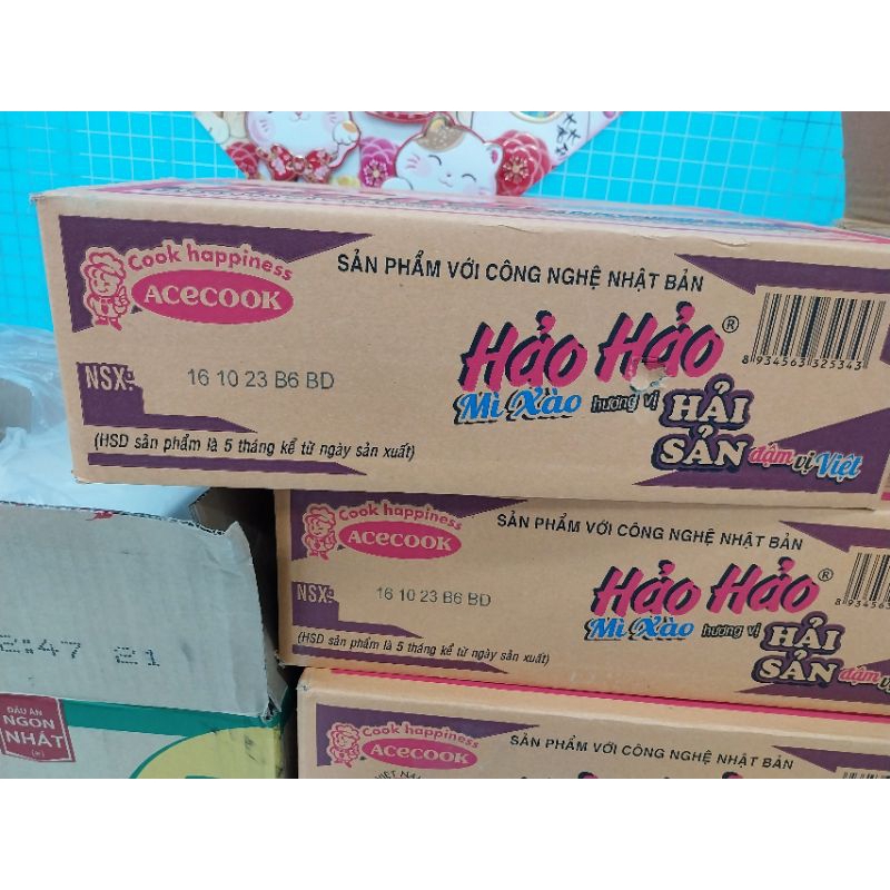 Thùng 30 gói mì Hảo Hảo date mới