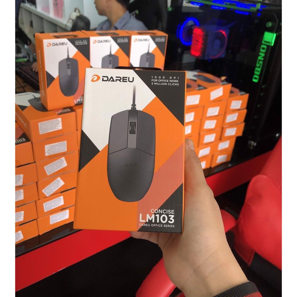 Chuột máy tính có dây Dareu LM103 Black