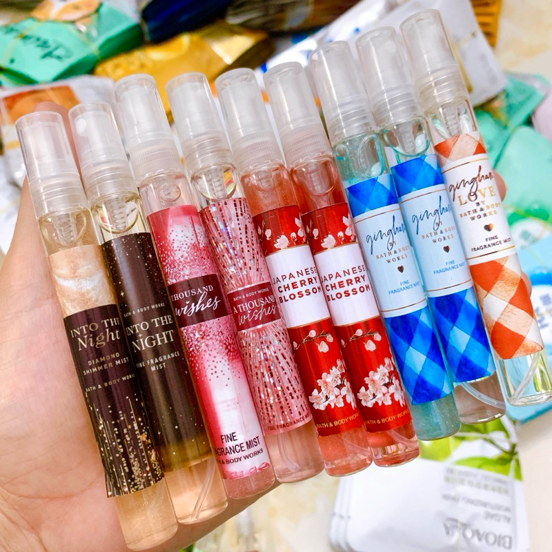 Xịt thơm body mist Victoria và Bath & Body Works