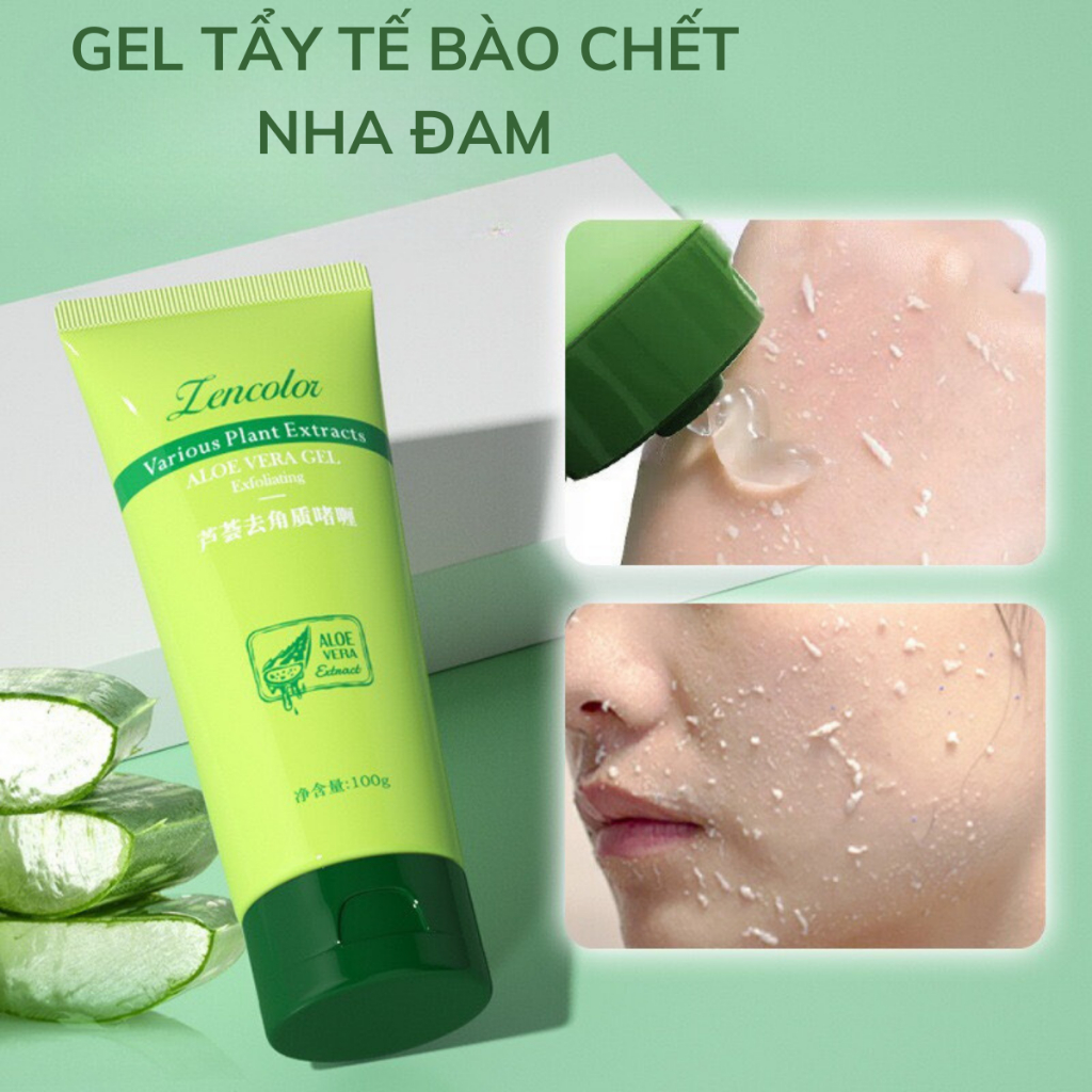 Tẩy tế bào chết body da mặt môi dạng Gel 100g chiết xuất lô hội ChiChi SD28