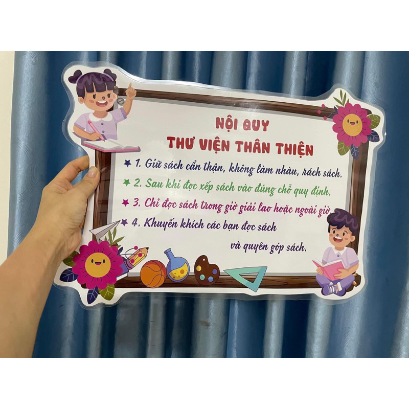 Góc thư viện khổ a3