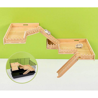 Tầng lửng gỗ gắn chuồng cho Hamster, Sóc.