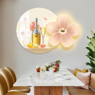 Đèn led decor phòng khách và tranh đèn led decor phòng, tranh tráng gương decor khách ngủ có sẵn đèn led và dây cắm diện