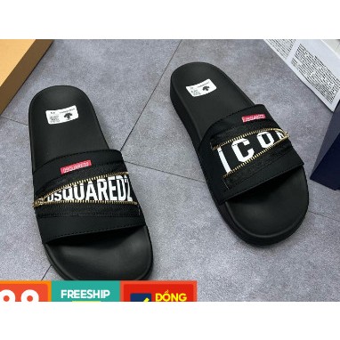 Dép Lê DSQ2 Khóa Ngang , DSQ2 khóa Zip ICON hàng nét chuẩn hot hhit 2023