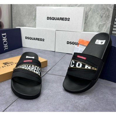 Dép Lê DSQ2 Khóa Ngang , DSQ2 khóa Zip ICON hàng nét chuẩn hot hhit 2023