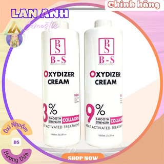 Oxy Trợ nhuộm 1000ml không rát da đầu Oxydizer Cream hương dứa