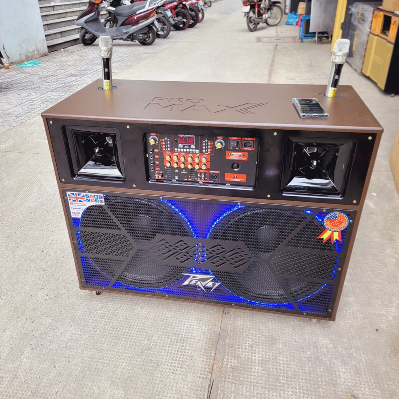 THÀNH PHẨM LOA 50 ĐÔI 2 BASS 2 TREBLE CÓ ĐÈN LED NHÁY THEO NHẠC CẤU HÌNH CAO