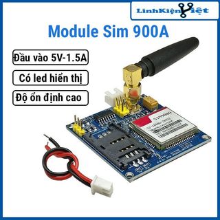 MODULE SIM 900A GSM GPRS TC35I có đèn led hiển thị