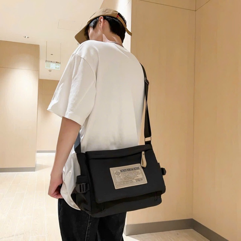 Túi Đeo Chéo XNKOPBAG Vải Canvas Xịn Xò Phong Cách Nhật Bản