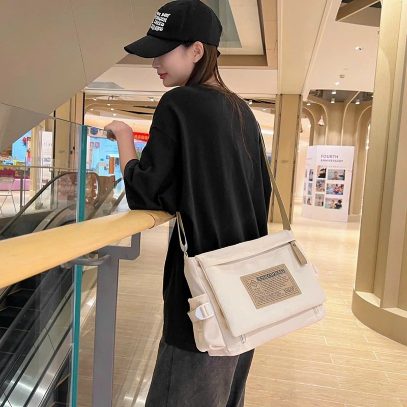 Túi Đeo Chéo XNKOPBAG Vải Canvas Xịn Xò Phong Cách Nhật Bản