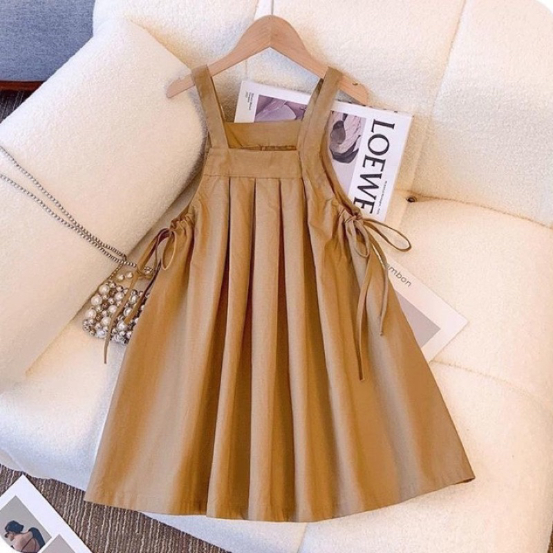 Váy yếm+áo lụa bé gái 12-40kg v009 nhà mộc baby store