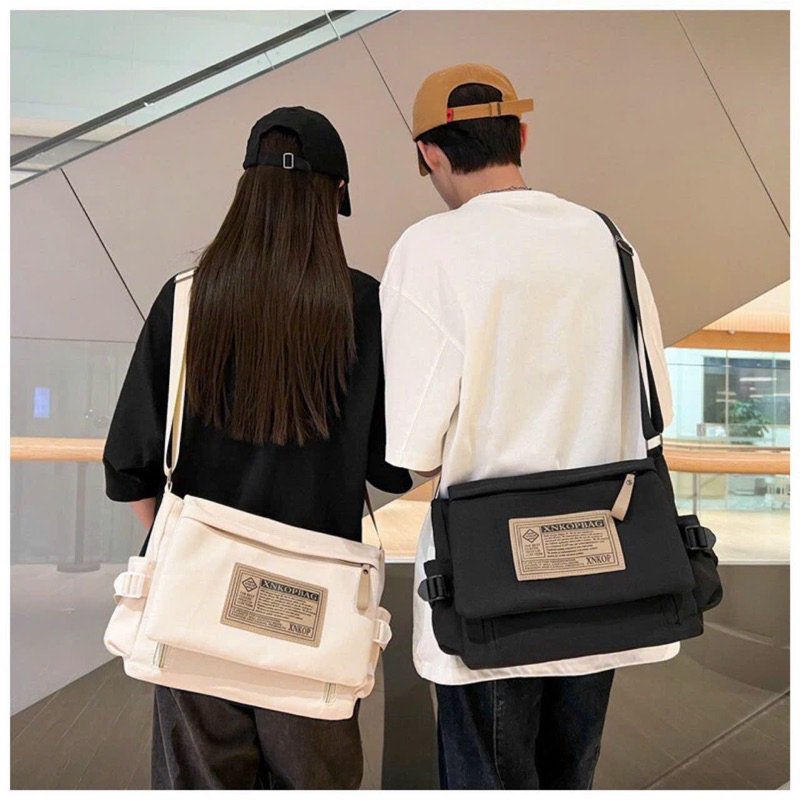 Túi Đeo Chéo XNKOPBAG Vải Canvas Xịn Xò Phong Cách Nhật Bản