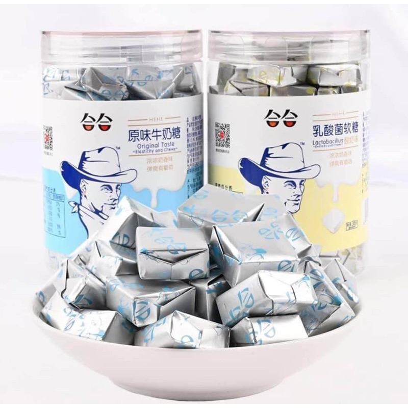 Kẹo dẻo Hehe Foods, kẹo sữa chua ông già cao bồi