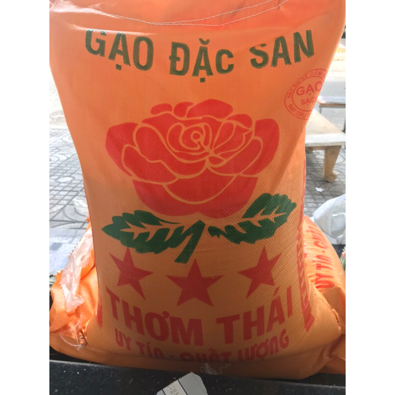 Gạo Thơm Thái dẻo vừa mềm cơm bao 25kg