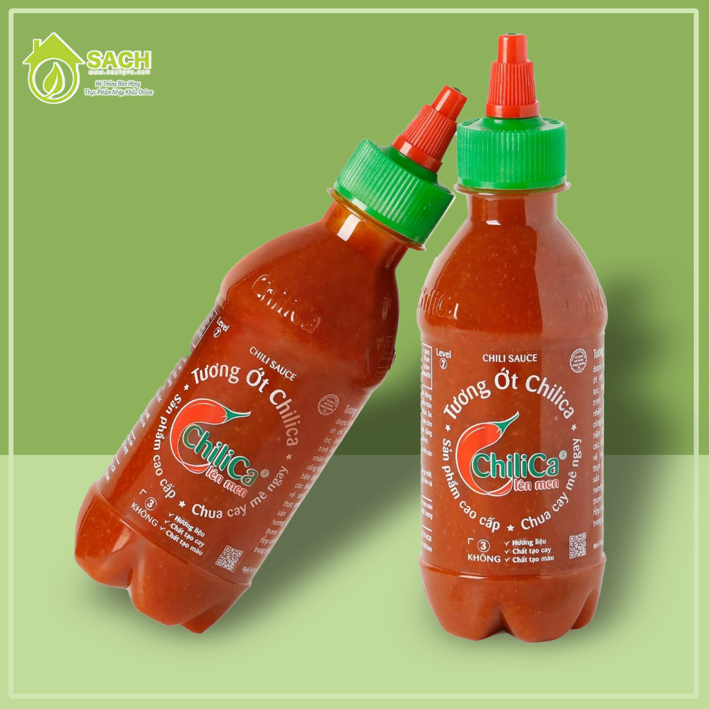 Tương Ớt Lên Men KOJIN Nhãn Hiệu CHILICA, Ớt Bằm CHILICA Đậm Đặc Thơm Ngon
