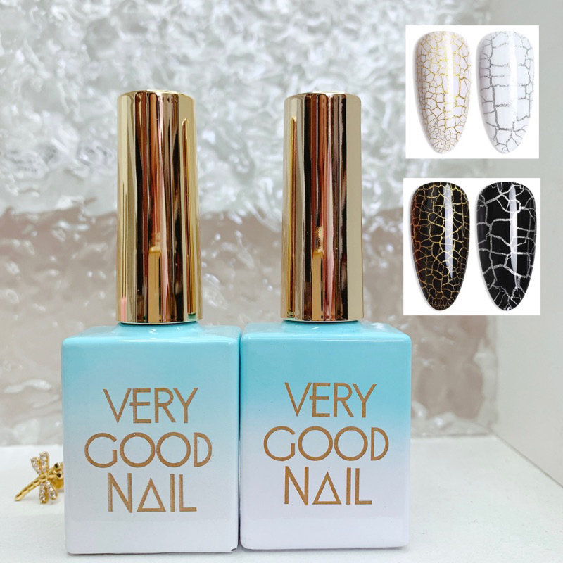 Sơn nứt trắng/đen Very Good Nail