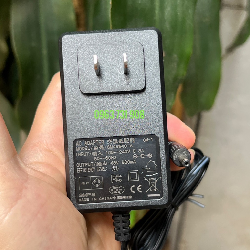 Adapter nguồn 48v 750mA/800mA dùng cho wifi Aruba