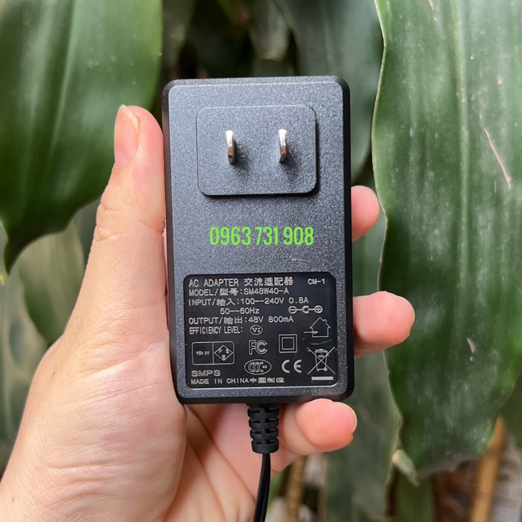 Adapter nguồn 48v 750mA/800mA dùng cho wifi Aruba