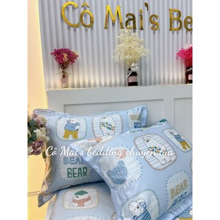 Vỏ gối lẻ nằm tơ tằm size 50x70 - kháng khuẩn - mền mịn
