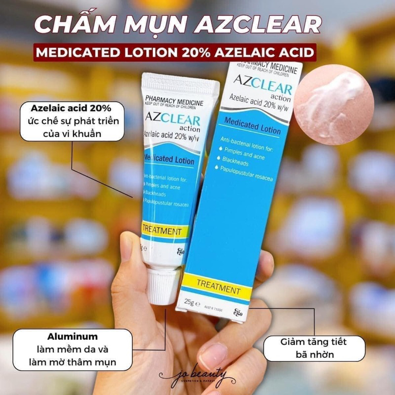 Kem Azclear Action Lotion 25g - Úc